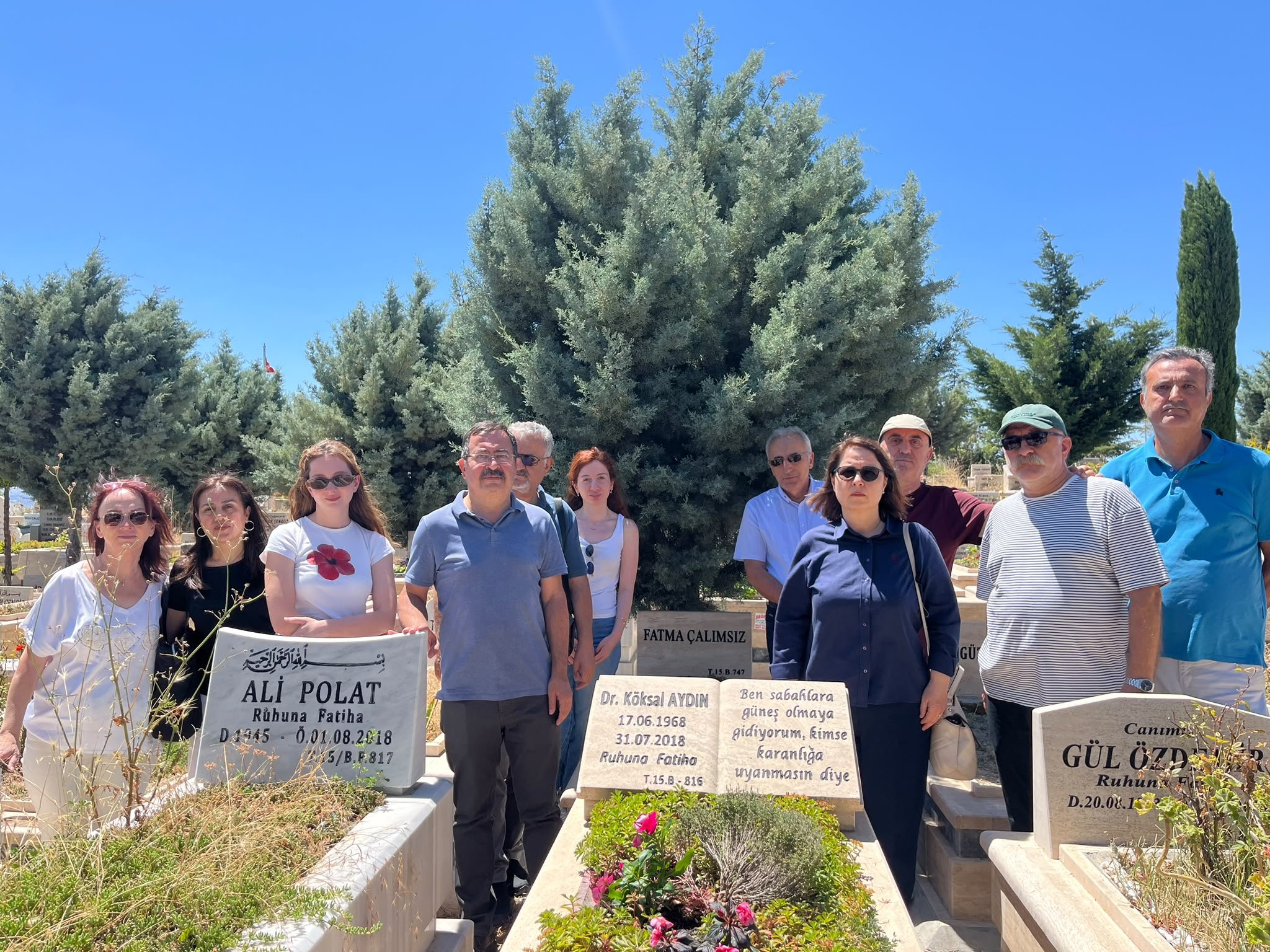 Dr. Köksal Aydın Aramızdan Ayrılışının 8. Yılında Mezarı Başında Anıldı