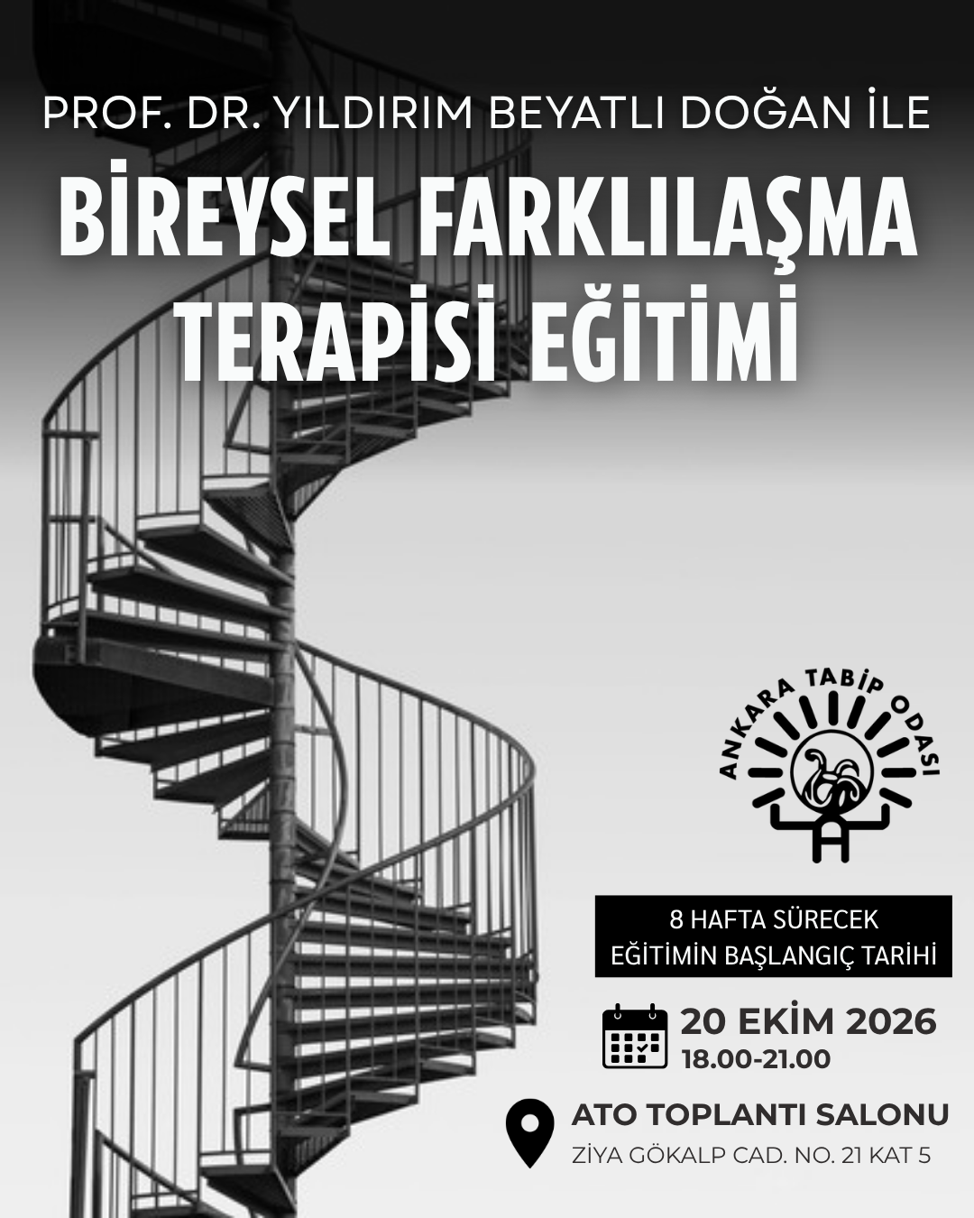 Prof. Dr. Yıldırım Beyatlı Doğan İle "Bireysel Farklılaşma Terapisi" Eğitimi